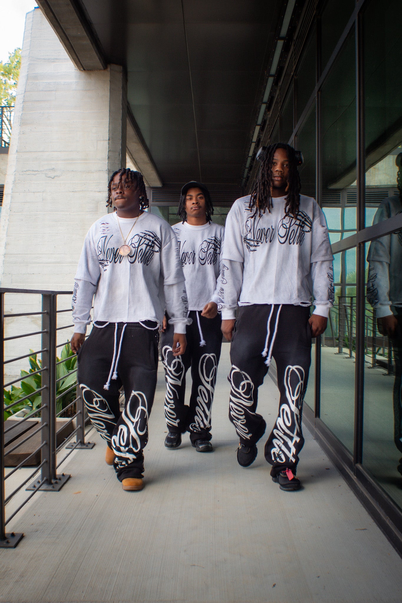 Black Never Settle SweatSuit