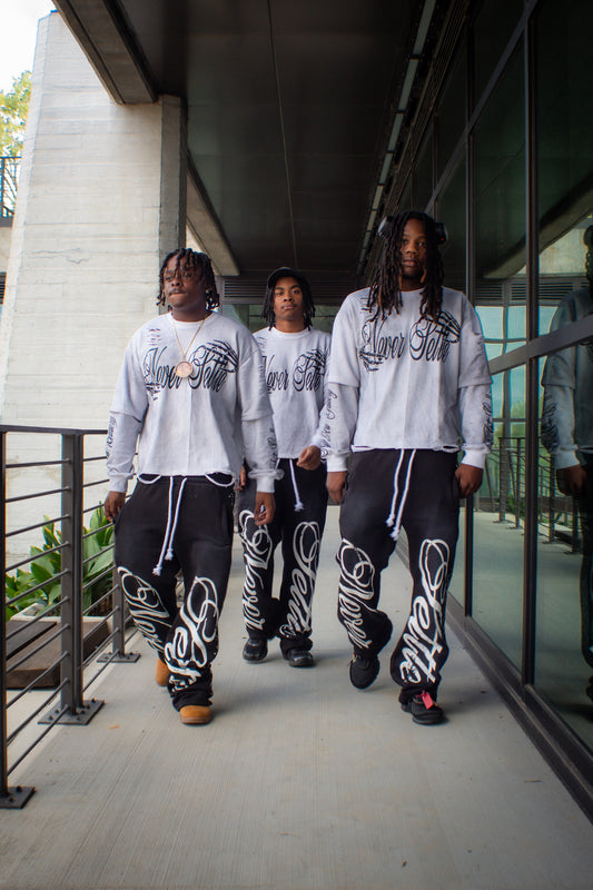 Black Never Settle SweatSuit