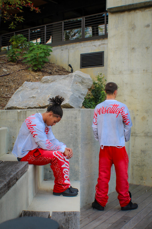 Red Never Settle SweatSuit